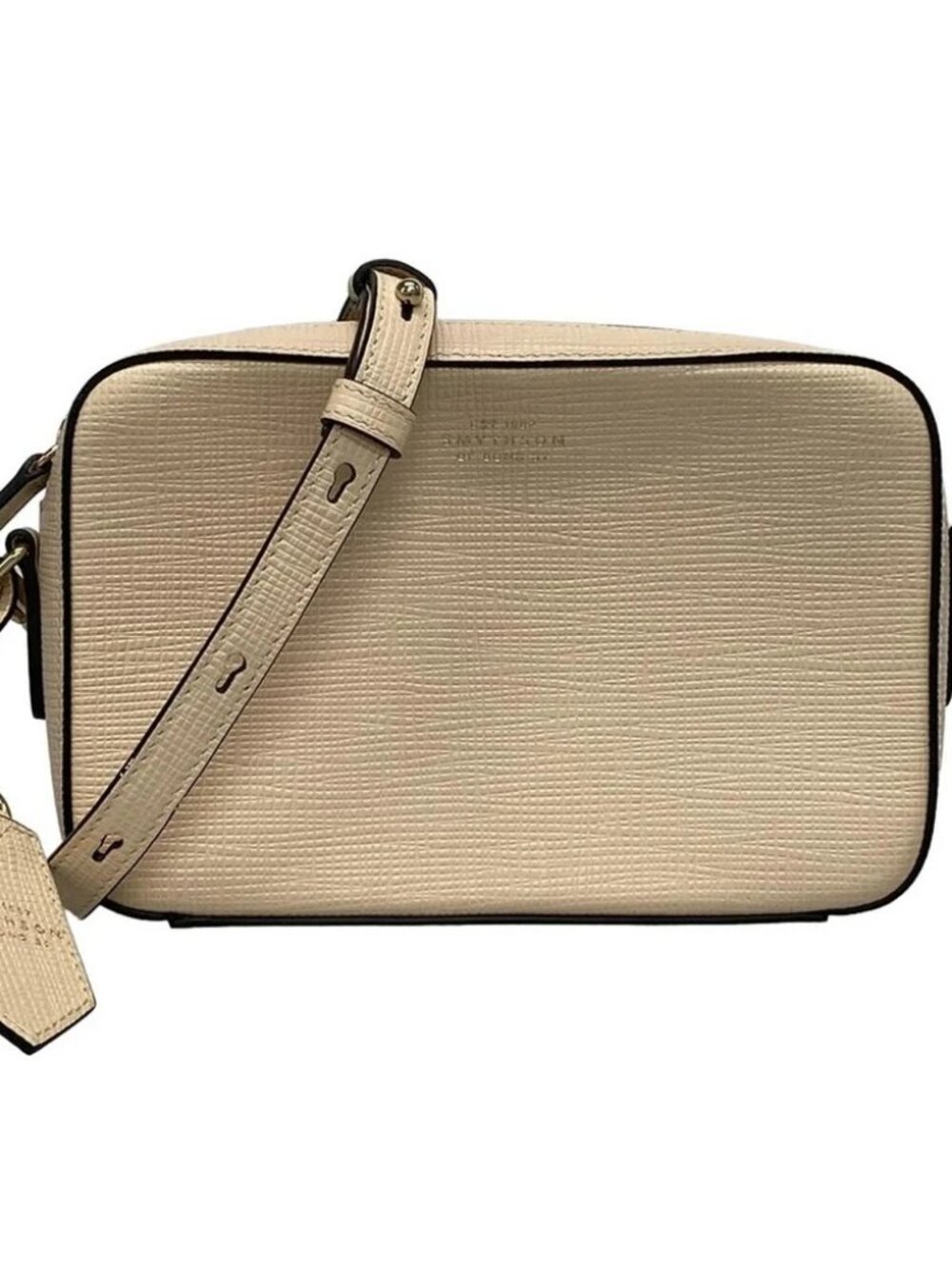 SMYTHSON Beige Leather Shoulder Bag